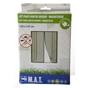 Síť proti hmyzu okenní 150x130cm magnetická Autentický