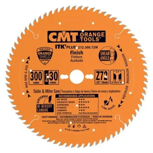 CMT ITK Ultra tenký kotouč pro příčné řezy - D250x2,4 d30 Z60 HW Hit Sezóny