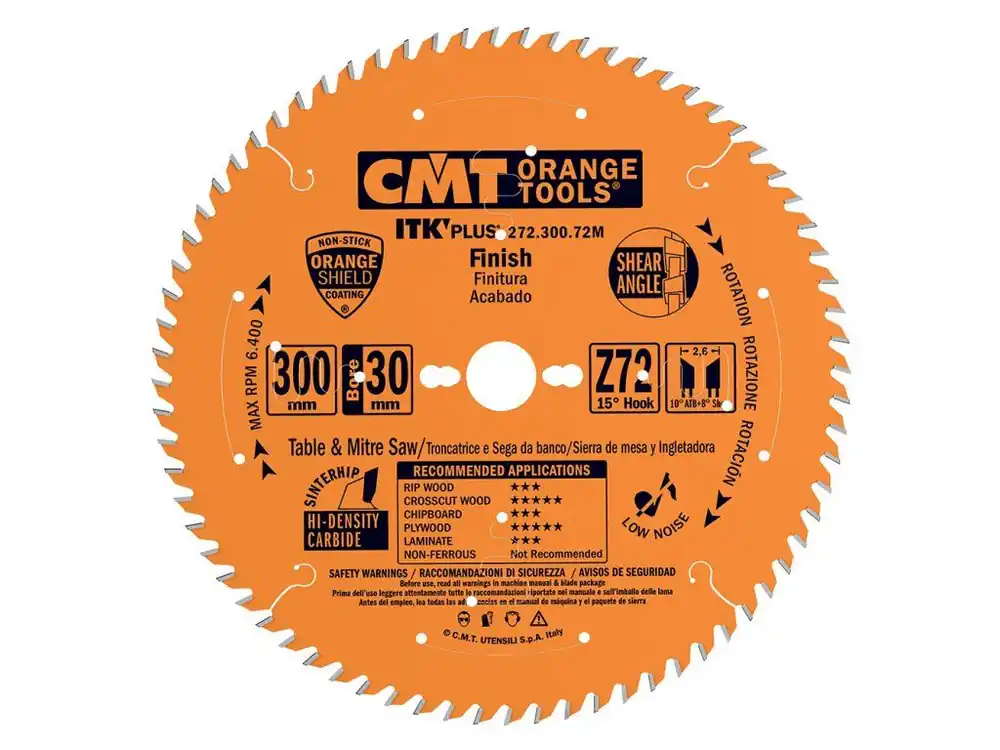 CMT ITK Ultra tenký kotouč pro příčné řezy - D250x2,4 d30 Z60 HW Hit Sezóny
