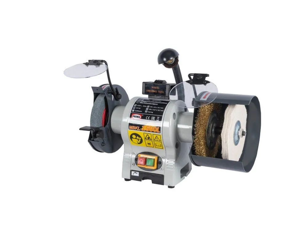 Ověřený MBKL-1500L - Dvoukotoučová bruska - leštička