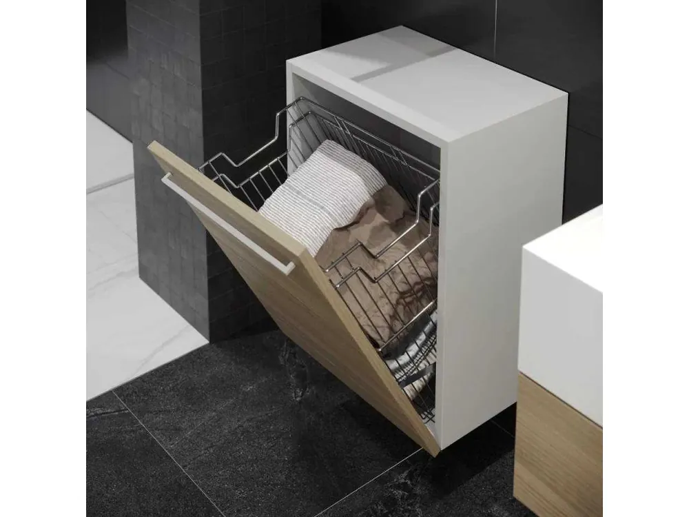 Koš na prádlo STARAX k zavěšení chrom 400mm-330x290x500mm S-8113-C Vrácení Zdarma