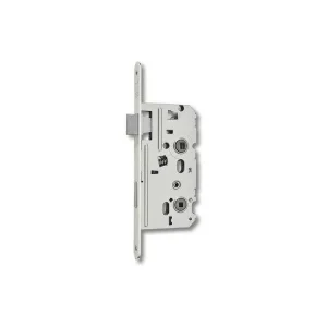 Zadlabací zámek K332 P 72/77/55/235x20mm WC6x6 bílý Zn plast.střelka+závora H Poslední Šance