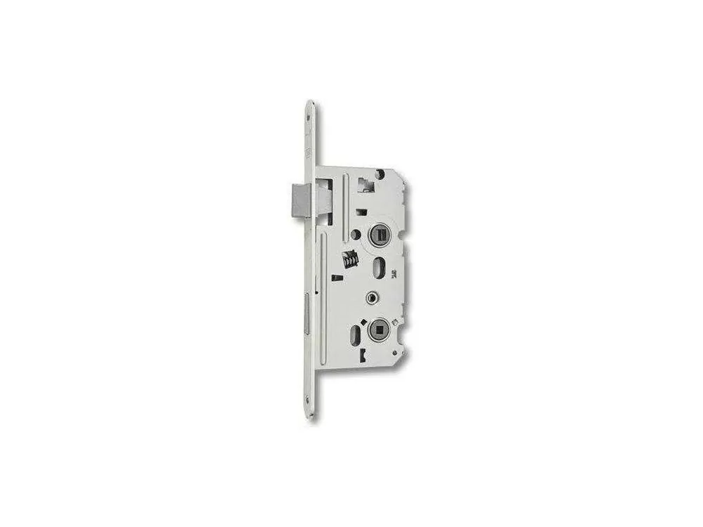 Zadlabací zámek K332 P 72/77/55/235x20mm WC6x6 bílý Zn plast.střelka+závora H Poslední Šance