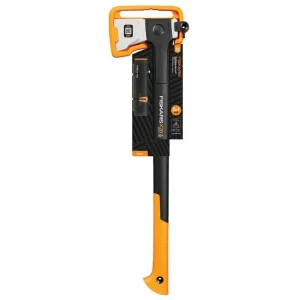 Cenová Bomba Set FISKARS sekera X28 + ostřič Xsharp 1075433