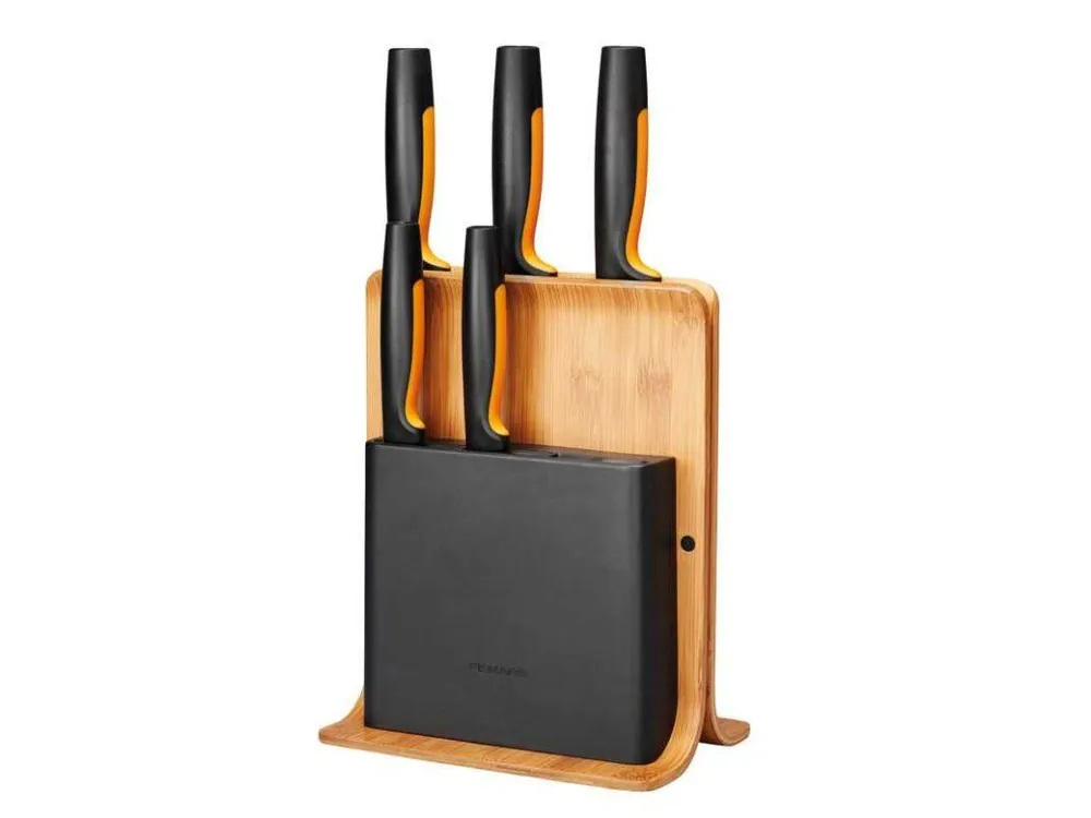 Blok bambusový FISKARS s 5 noži FF 1057552 Expresní Doručení