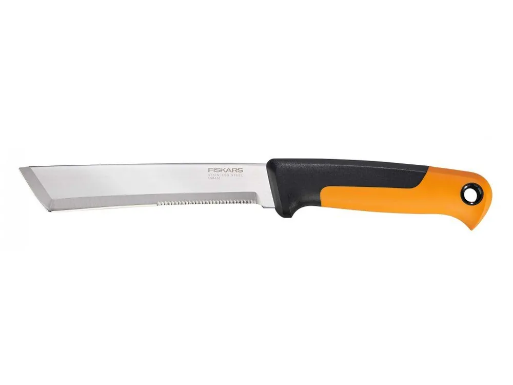 Cenově Výhodný Nůž FISKARS sklízecí pevný s pouzdrem X-series K82, 38,1cm 1062830