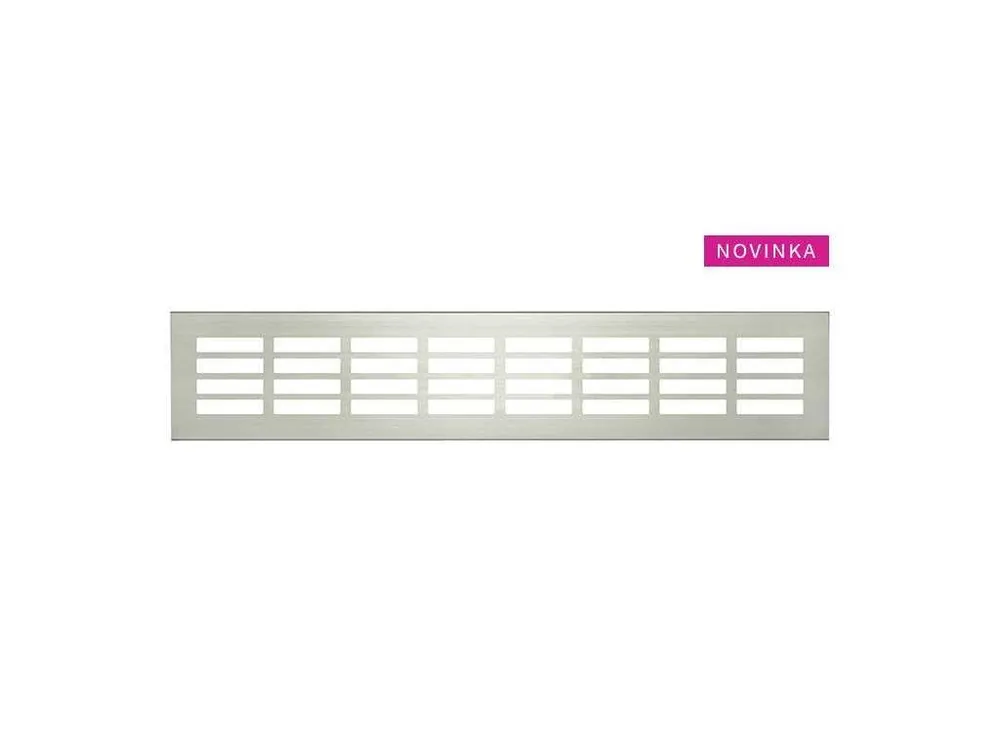 Větrací mřížka MVB 60x800mm efekt nerez F9 Jen Po Omezenou Doba