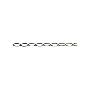 Řetěz zdobený, role rustik černý 26,0x2,2mm (40m) 162001 Akce