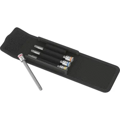 Cenově Výhodný Sada šroubovákových hlavic s přidržovací funkcí 1/4", T25-T40x100 mm 4 ks, Wera 05003375001