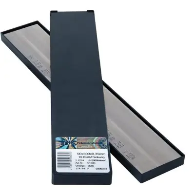 Kovové fólie v deskách nerez 50x300x0,15mm 10Bl/P H+S 56015 Super Cena