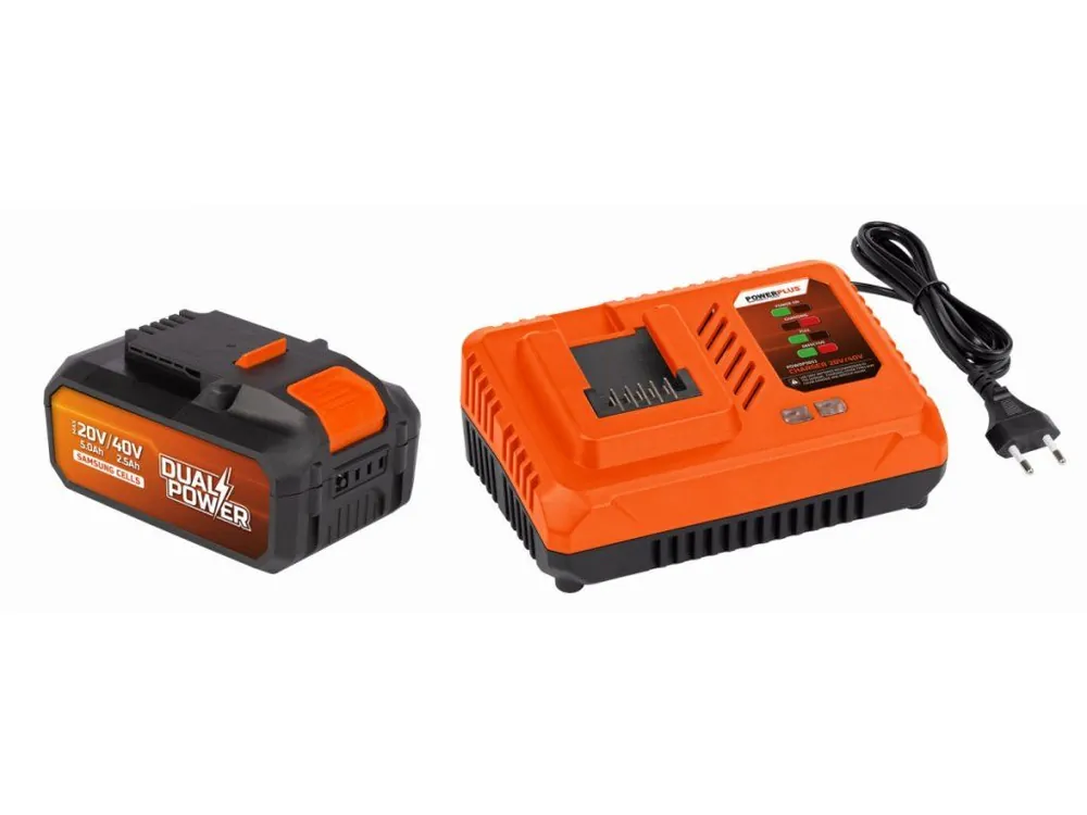 POWDP9064 - Nabíječka 20V/40V plus Baterie 40V LI-ION 2,5Ah Cenová Bomba