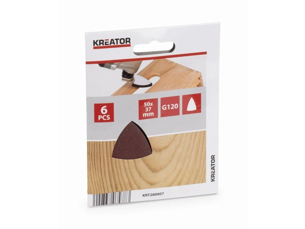 Objednat Nyní KRT280007 - Brusný papír 50mm prstového tvaru G120 6ks