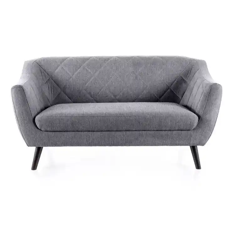 Dvoumístná pohovka FLORIKA - tmavě šedá / wenge Koupit Online