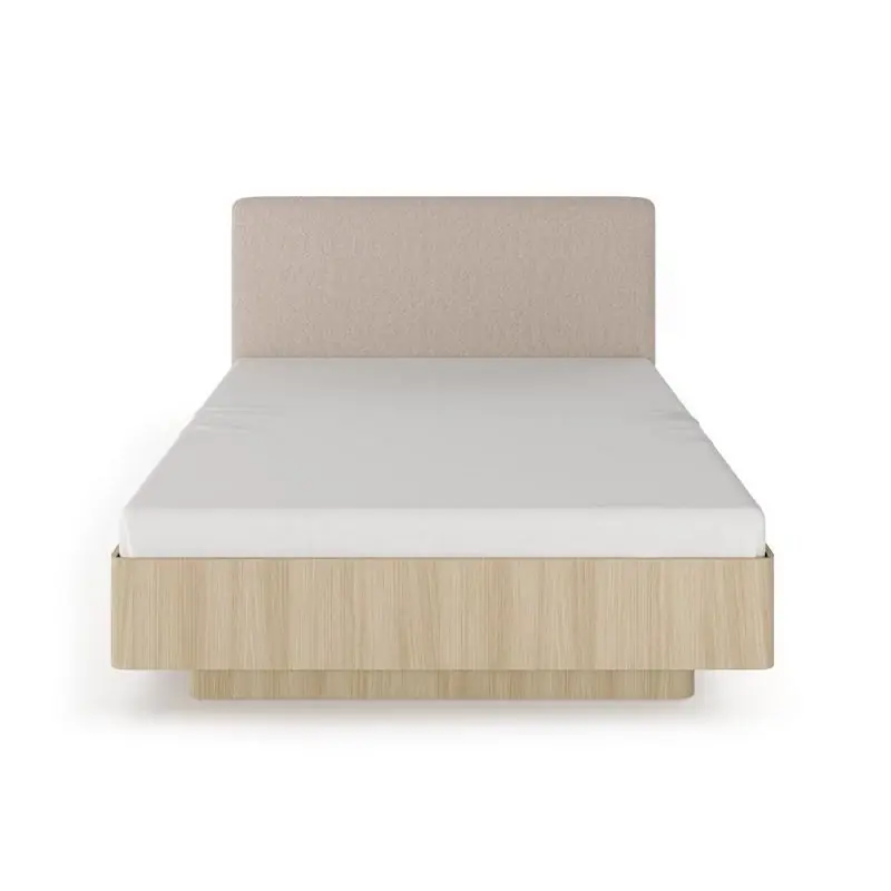Cenově Výhodný Manželská postel s úložným prostorem 160x200 TROY - dub barista