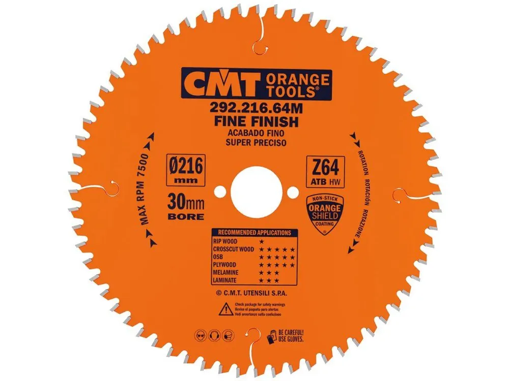 CMT Orange Pilový kotouč pro elektronářadí, finální řez - D235x2,8 d30 Z48 HW Pouze Dnes