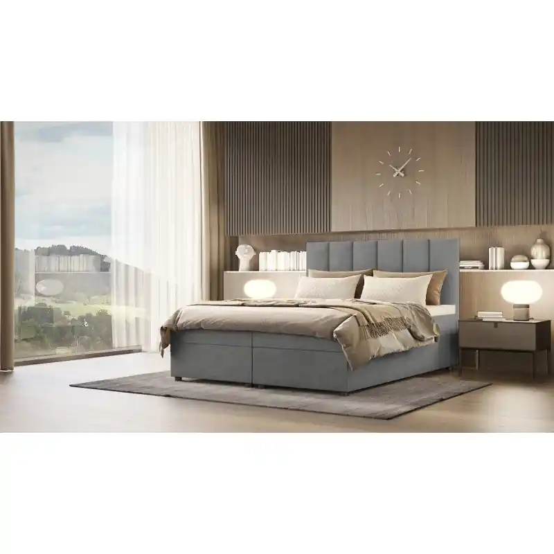 Top Prodej Čalouněná postel DELTA 2 - 160x200, šedá