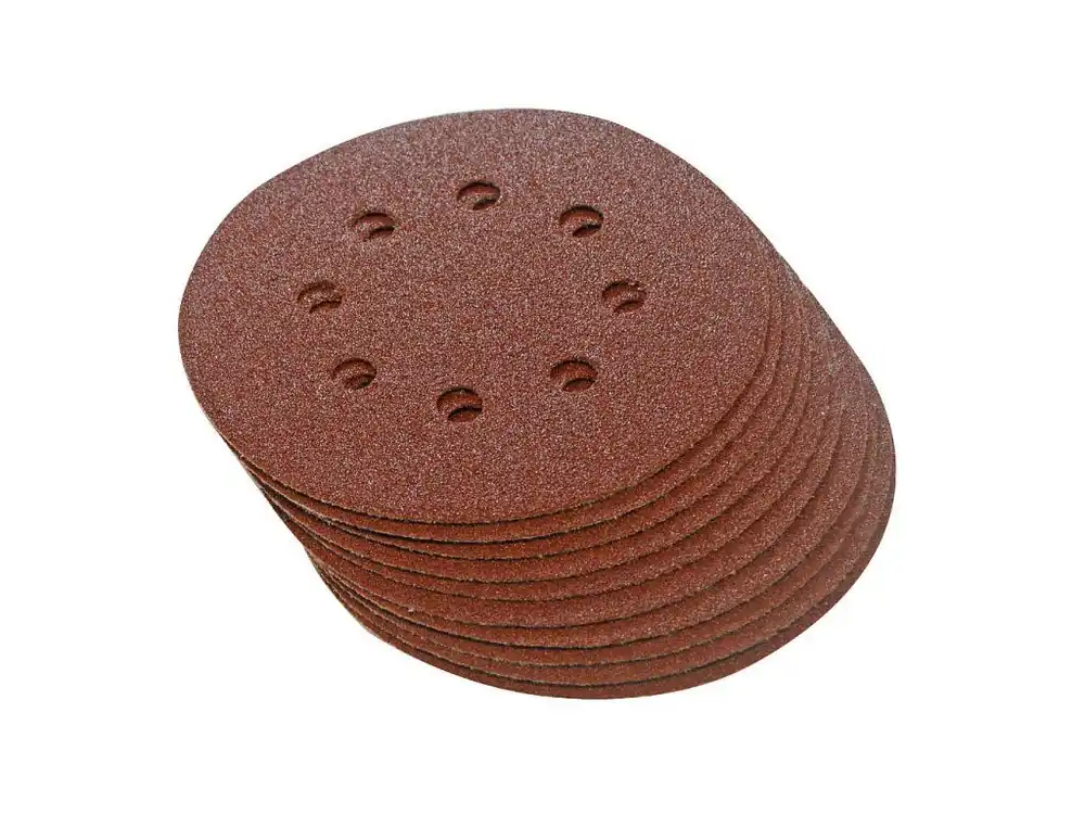Brusný papír 150mm pro Excentické brusky, perforovaný, suchý zip, 10ks - zrnitost 80 Dokud Zásoby Vydrží