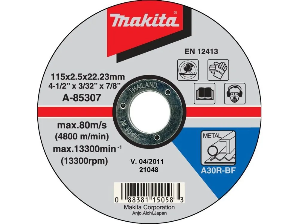 Makita A-85307 115x2,5x22 mm řezný kotouč na ocel Hit Sezóny