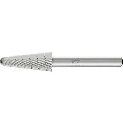Výprodej Technická fréza HSS kuželová zaoblená L 1230 3 6mm 12x30mm Pferd HSS L1230/6 3