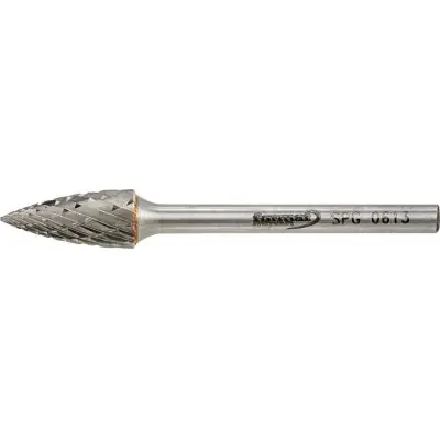 Mini techická fréza, tvrdokov, stromovitá 0613 C 3mm 6x13mm FORMAT Cenová Bomba